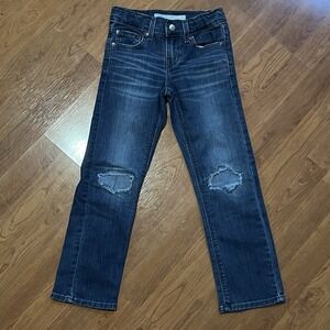 Signature By Levi Strauss Blue Denim Jeans Boys Slim Fit Pants Size 7